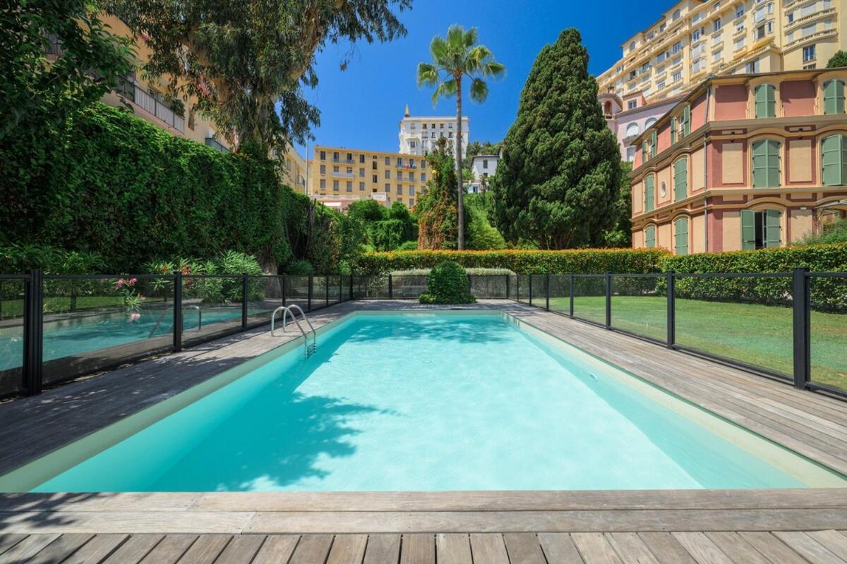 Apartamento Le Coq Wagner - Parking - Air Conditioning - Pool Menton Exterior foto